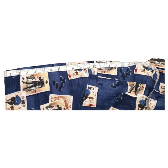 VTG Saturday Evening Post Shirt Mens XLT 17/17.5 Button Up Cotton Police Novelty - Picture 12 of 12